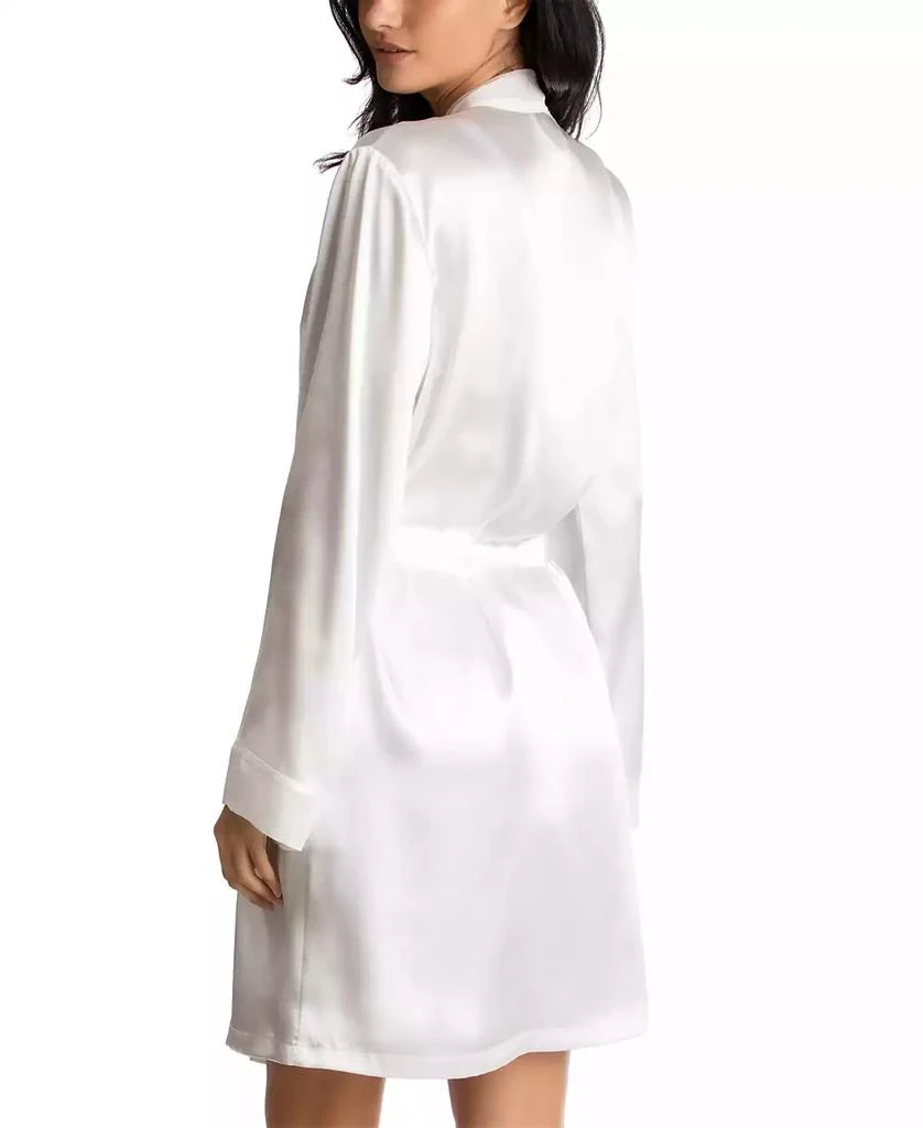 Linea Donatella Sonya Embellished Satin Bridal Wrap Robe 2