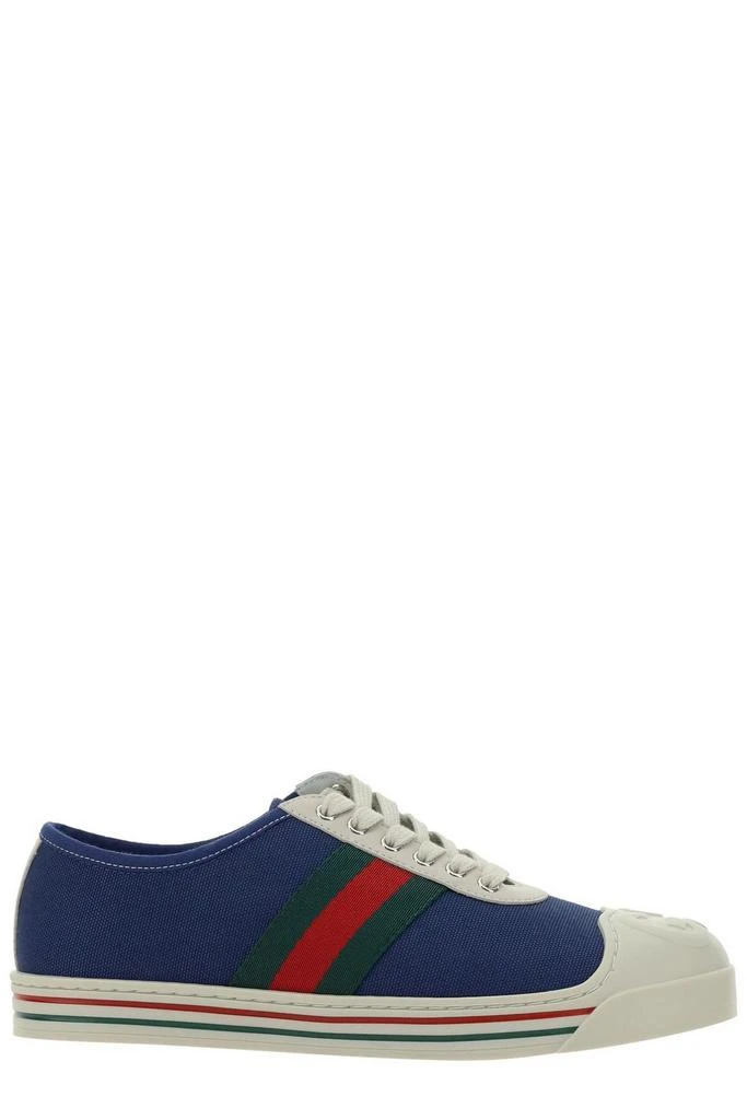 Gucci Gucci Kids Round Toe Lace-Up Sneakers 1