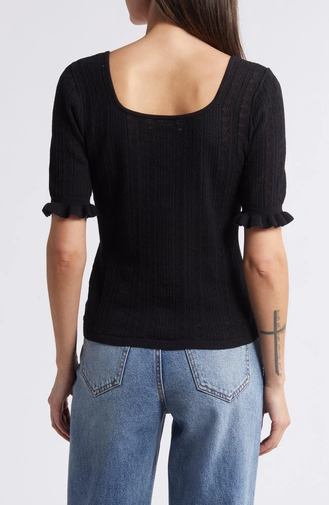 Treasure & Bond Pointelle Sweater 2