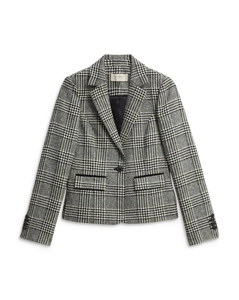 HOBBS LONDON Brea Plaid Blazer 8