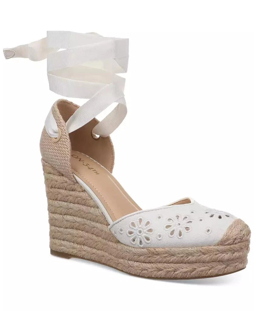 On 34th Melindaa Espadrille Wedge High Heel Sandals, Exclusively at Macy's 1
