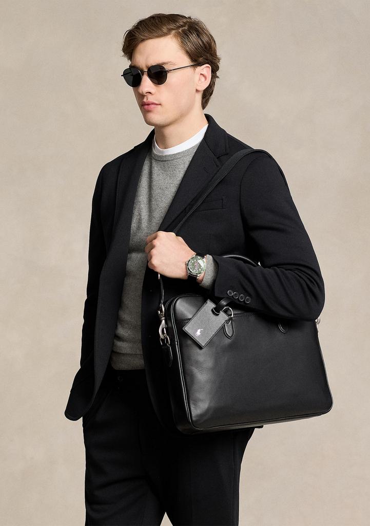 Ralph Lauren Smooth Leather Commuter Bag