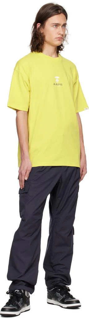 AAPE Yellow Bonded T-Shirt 4