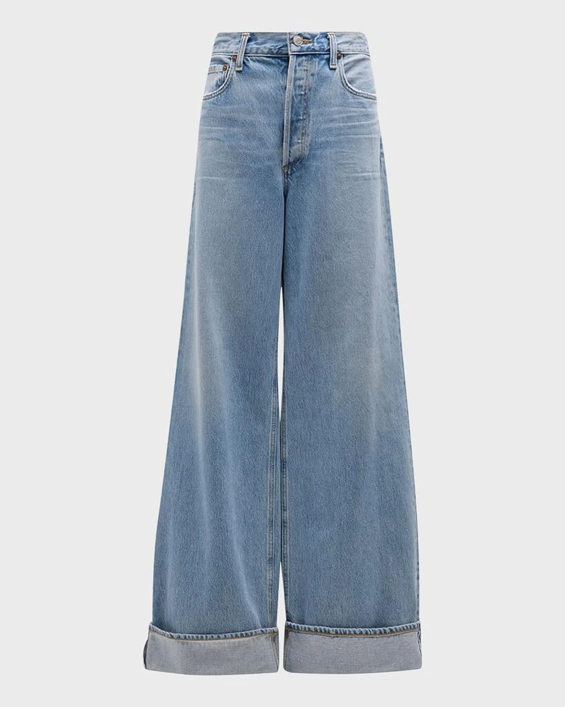 AGOLDE Dame High Rise Wide-Leg Jeans 1