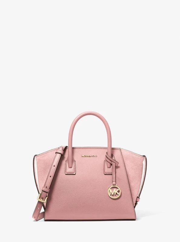 Michael Kors Avril Small Pebbled Leather Satchel