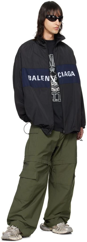 Balenciaga Black DIY College T-Shirt 4