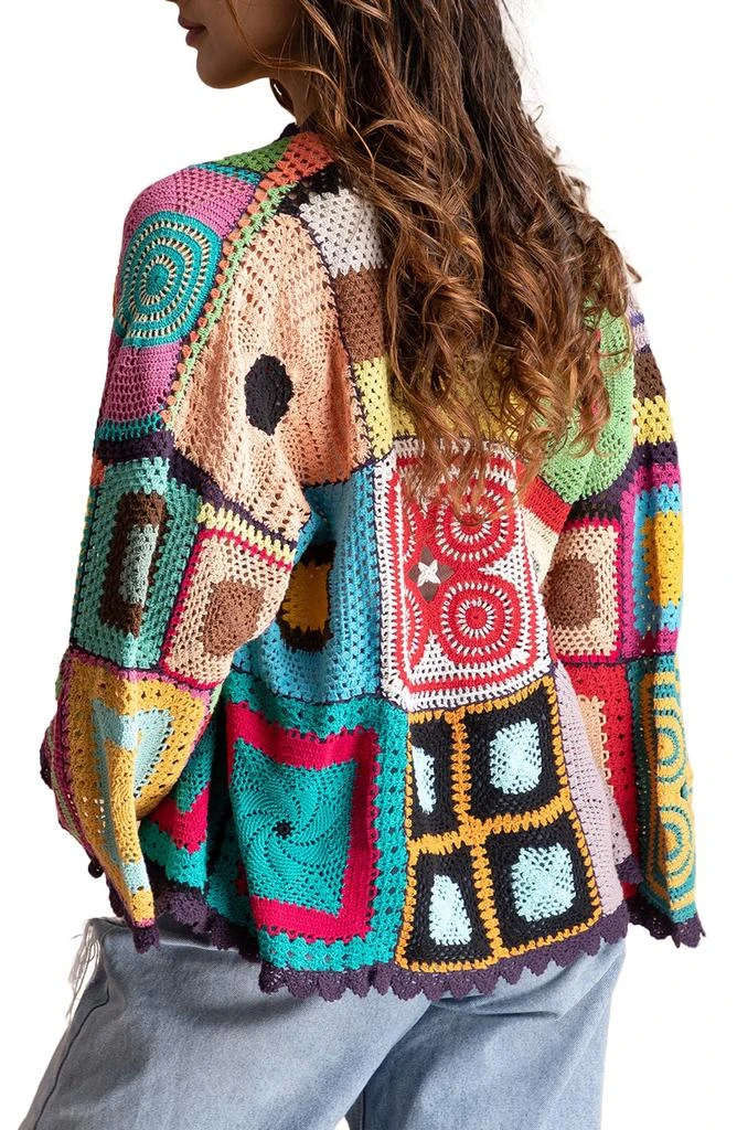 SAACHI Crochet Cotton Jacket 2