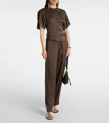 Isabel Marant Karlita satin top 2