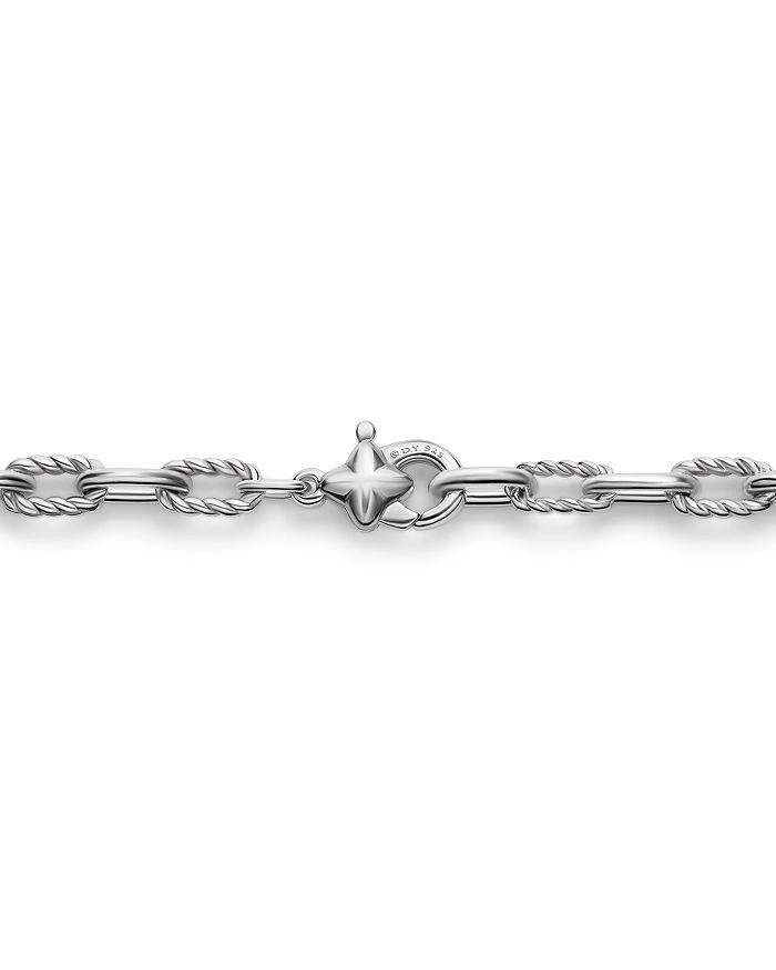 David Yurman Pearl Classics Station Chain Necklace in Sterling Silver with Turquoise, 4mm 4
