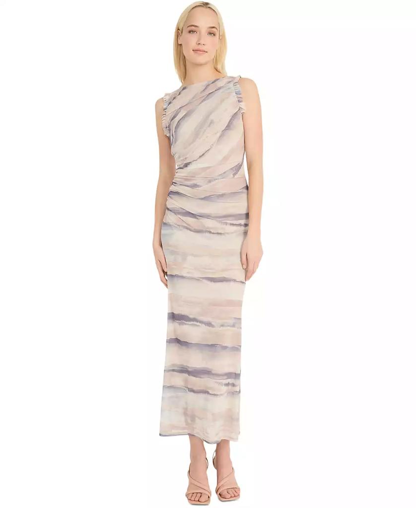Donna Morgan Women's Boat-Neck Sleeveless Bodycon Dress