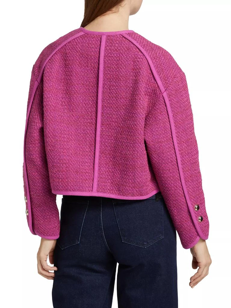 ba&sh Brittany Tweed Crop Jacket 5