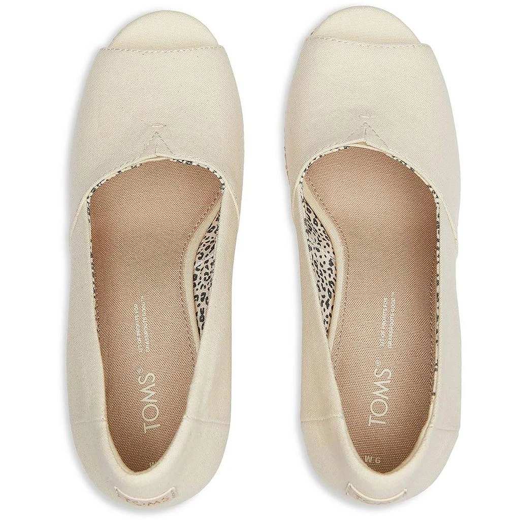 TOMS Michelle Womens Padded Insole Canvas Espadrilles 2