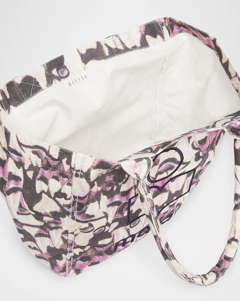Isabel Marant Yenky Small Butterfly-Print Canvas Tote Bag 4