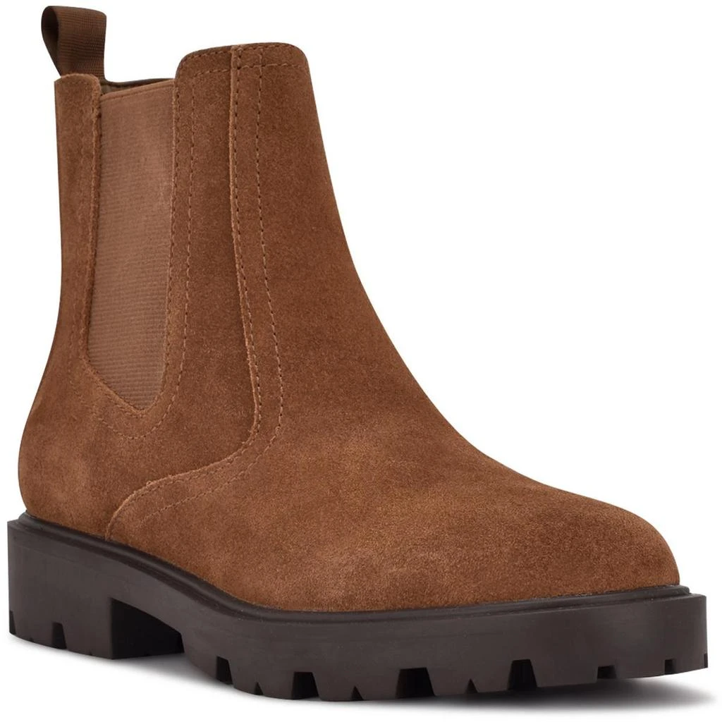 Nine West Yeeps Womens Stretch Pull On Chelsea Boots 6