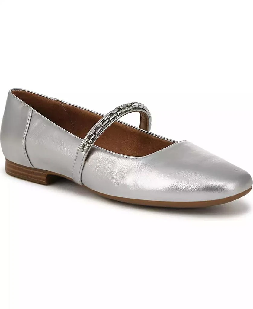 Naturalizer Women
s Kelly-Chain Square Toe Mary Jane Flats 1