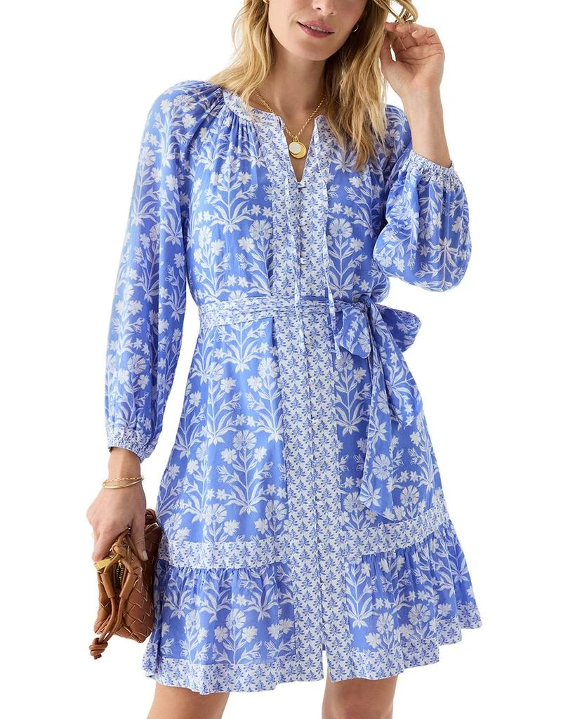 Vineyard Vines Lucy Mini Dress - Edie Floral Balsam / S