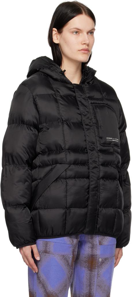 Saturdays NYC Black Momo Puffer Jacket