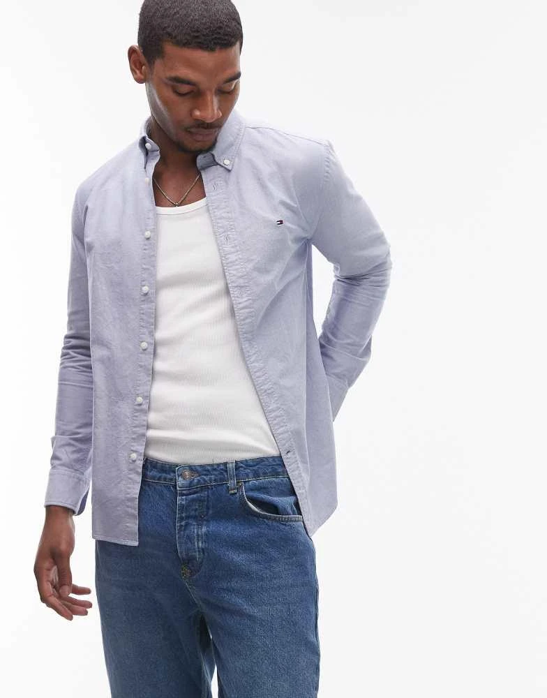 Tommy Hilfiger Tommy Hilfiger heritage oxford shirt in light blue 1