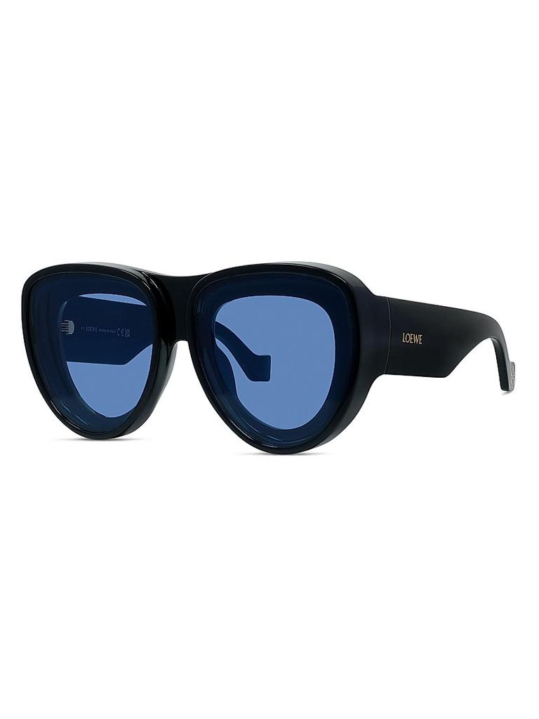 【送料&関税込】Loewe Lw40127i Anagram 01a Nero Sunglasses Loewe LW40127I 01A Sunglasses - US