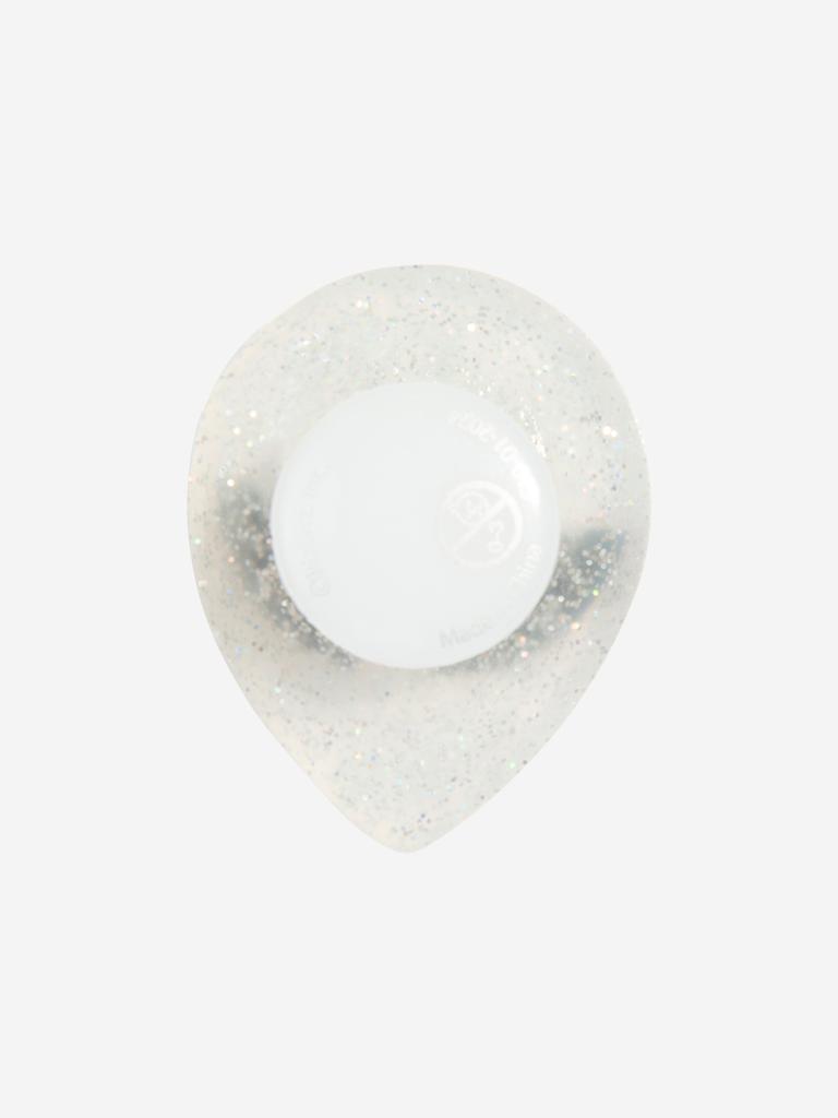 Crocs Kids Glitter Alien Head Jibbitz™ Charm in Silver