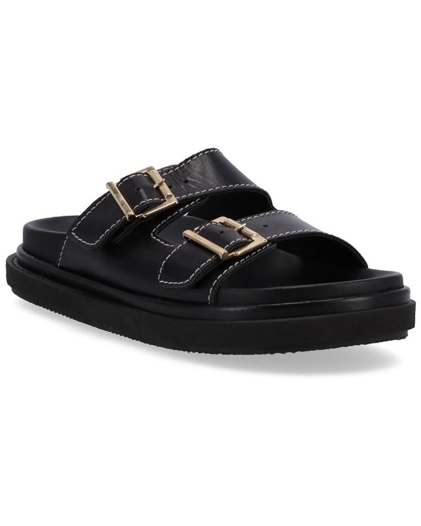ALOHAS Buckle Strap Leather Sandal