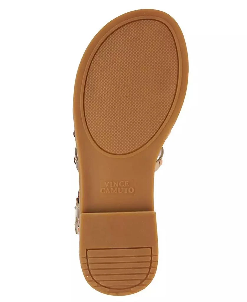 Vince Camuto Big Girl's Fashion Sandal Metallic PU Upper and Dome Stud Detail Polyurethane Sandals 7