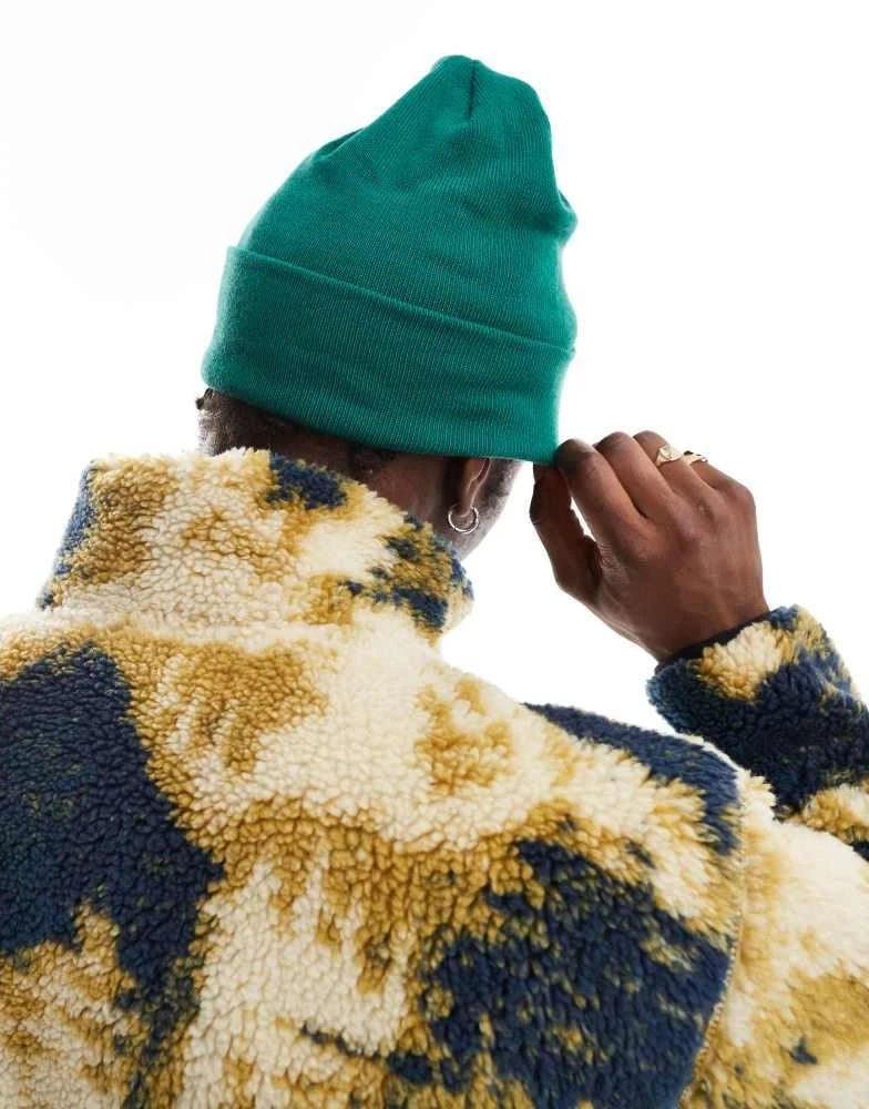 The North Face The North Face Norm logo beanie hat in green 2