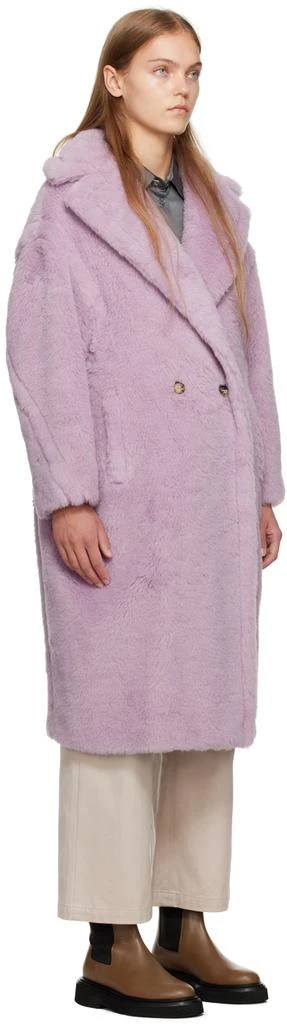 Max Mara Purple Teddy Bear Icon Coat 2