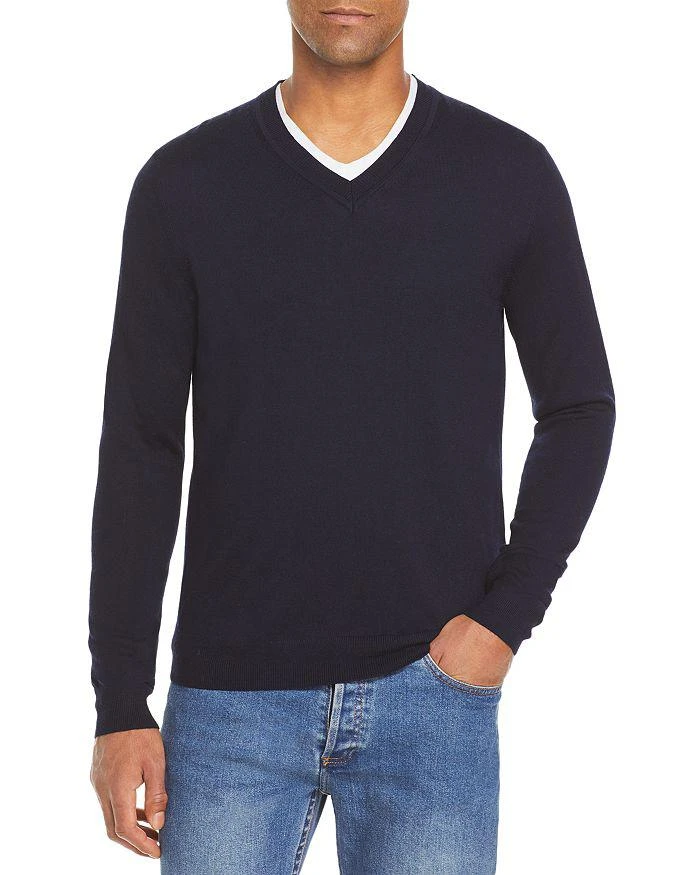 The Men's Store at Bloomingdale's V-Neck Merino Sweater - Exclusive 1