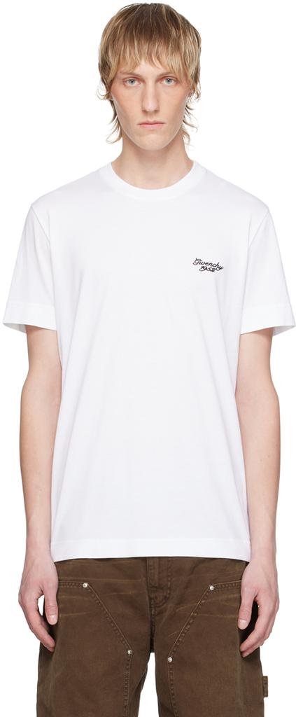Givenchy White '1952' T-Shirt - T-Shirts - BeyondStyle