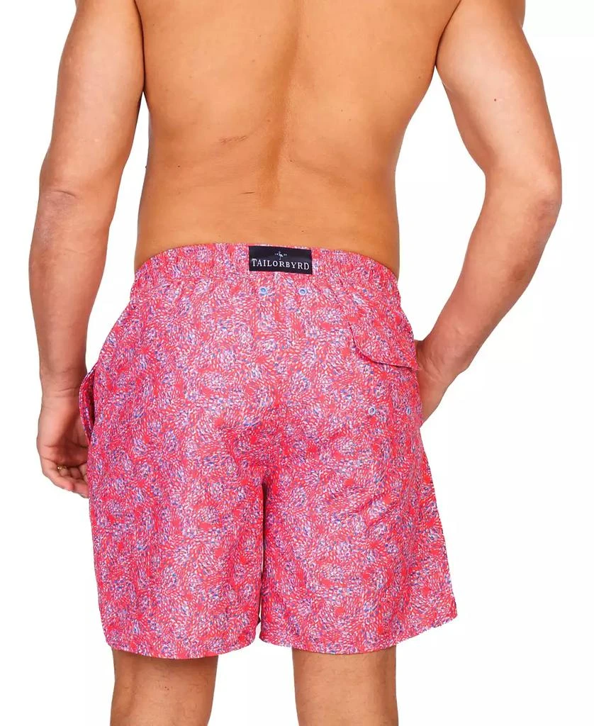 TailorByrd Men's Multi Abstract Swim Shorts. 2