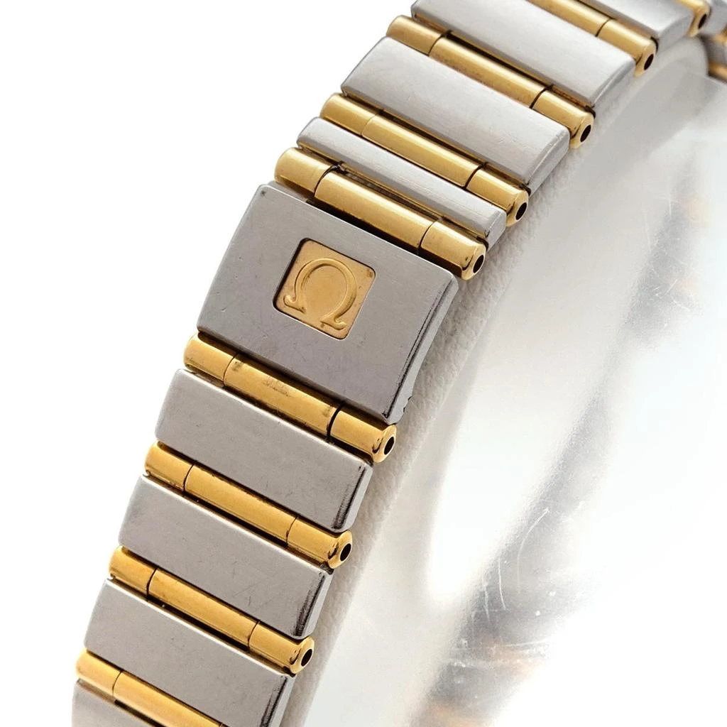 Omega Stainless Steel yellow gold Wristwatch (Pre-Owned) 6