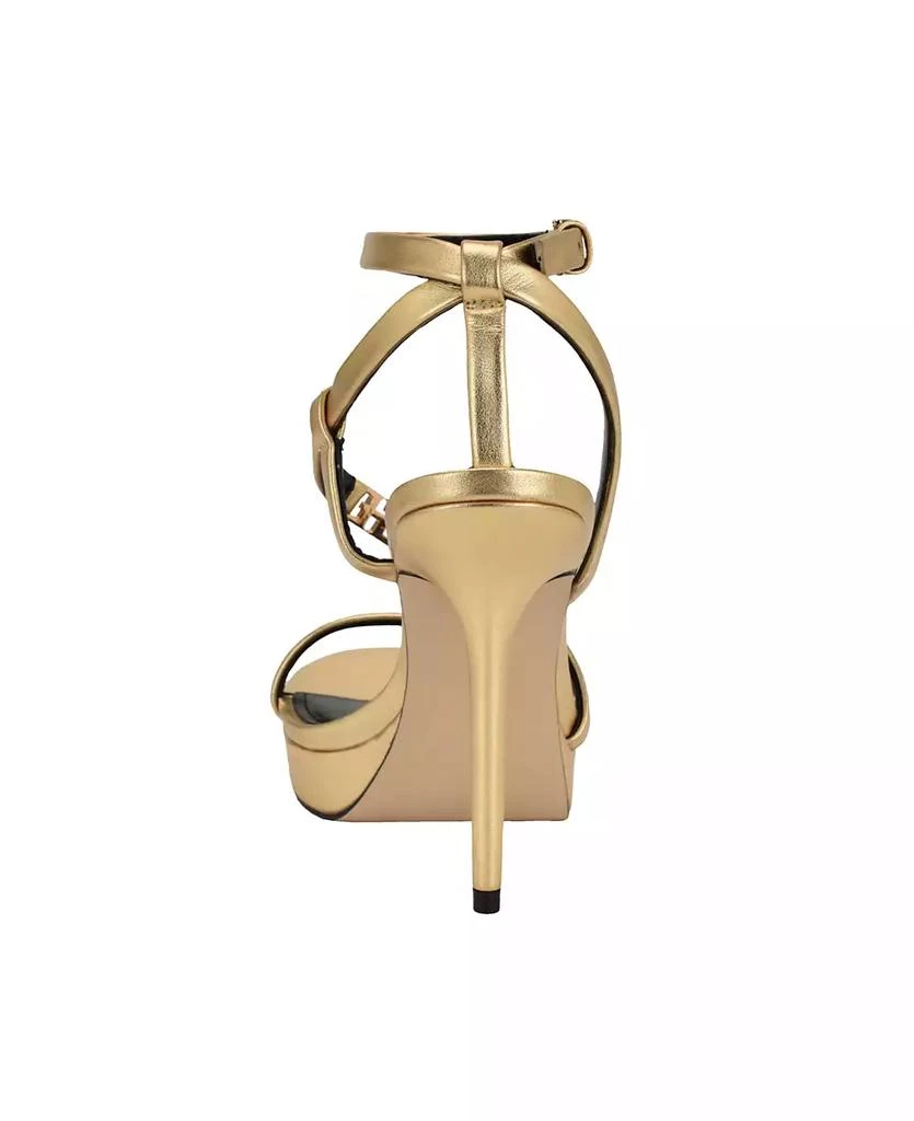 GUESS Women's Lucier Strappy Platform Heel Dress Sandals 3