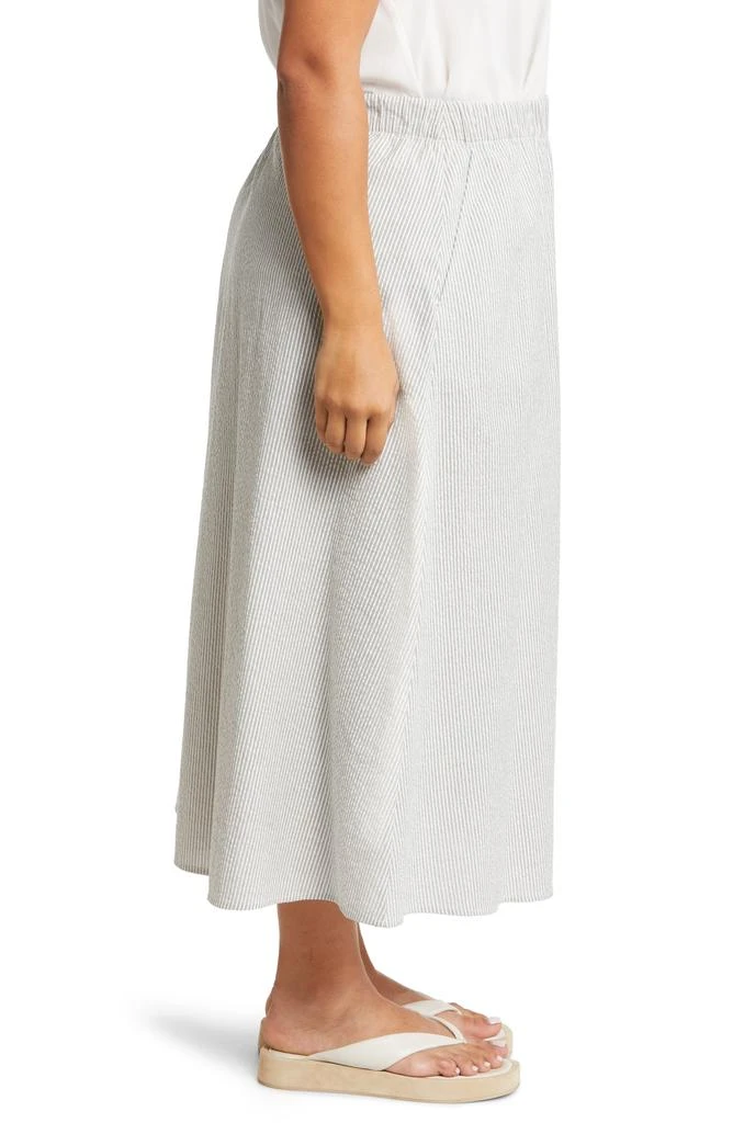 Eileen Fisher Organic Cotton A-Line Skirt 3