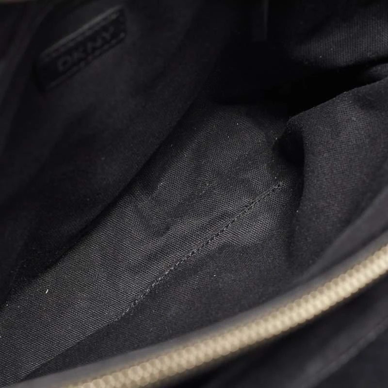 DKNY DKNY Black Monogram Canvas and Leather Tote 10