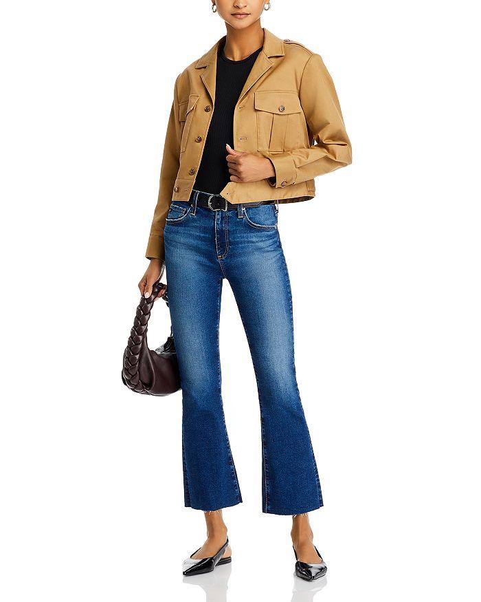 AG Farrah High Rise Bootcut Crop Jeans in Forgotten