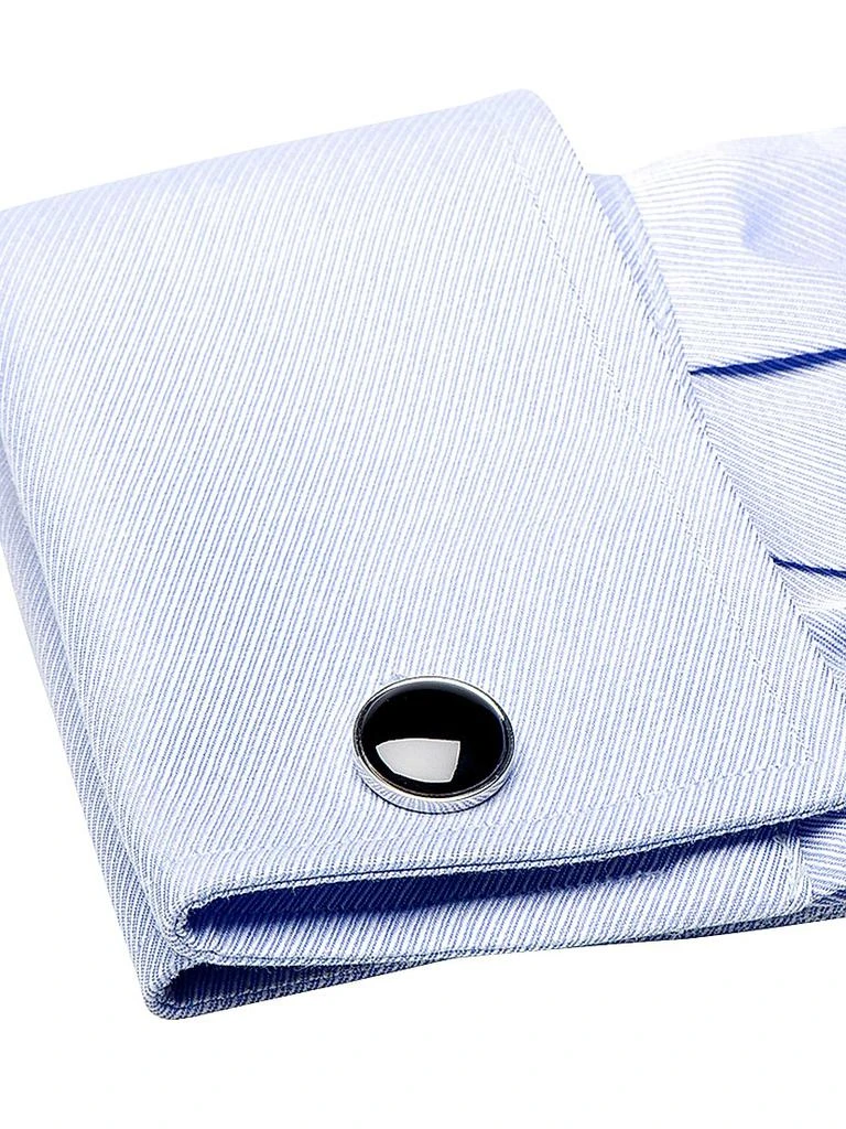 Cufflinks Inc. Sterling Silver 
Onyx Cufflinks 2