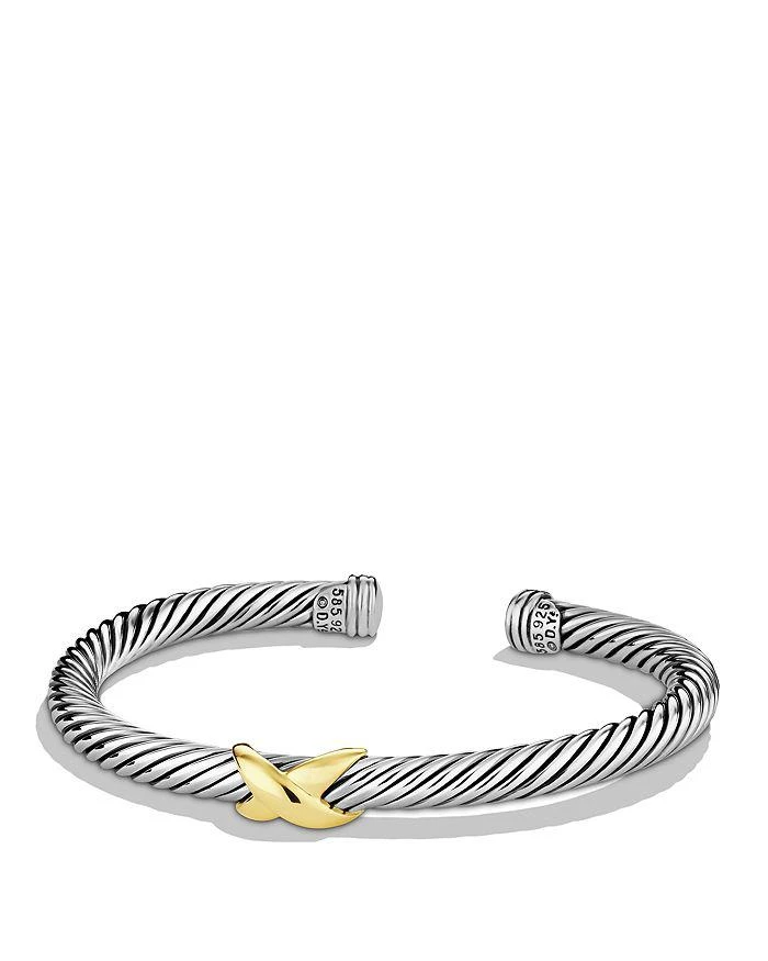 David Yurman X Bracelet with 14K Gold 1
