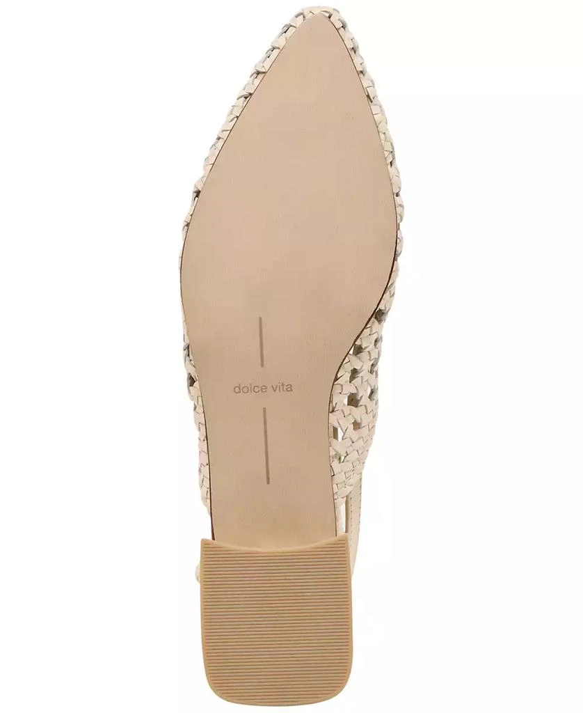 Dolce Vita Women's Birdie Slingback Woven Block-Heel Flats 5