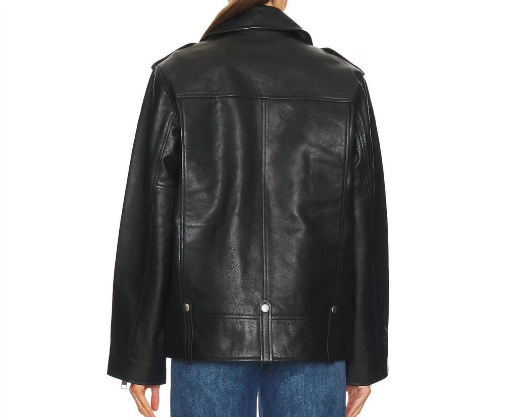 GRLFRND Grlfrnd - Cat Moto Jacket leather oversized 4