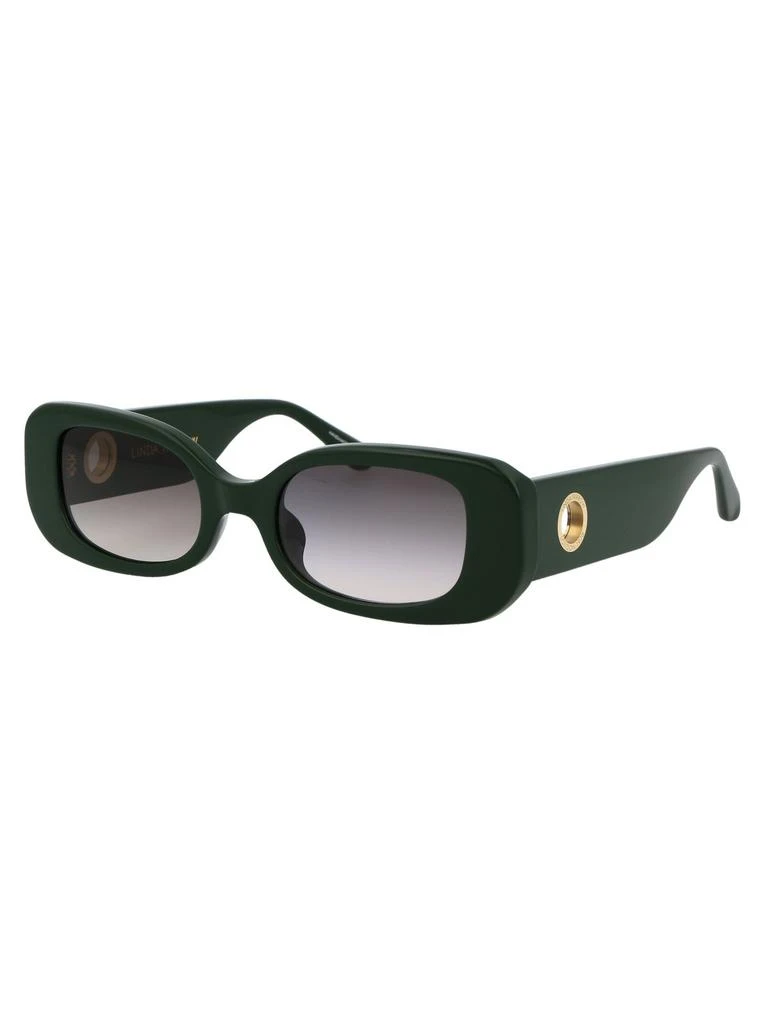 Linda Farrow Linda Farrow Lola Rectangle Frame Sunglasses 2