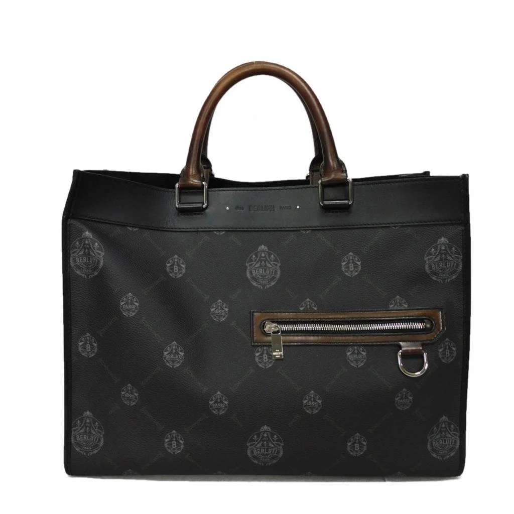 Berluti Canvas Leather Shoulder Bag Tote Bag (Pre-Owned) 1