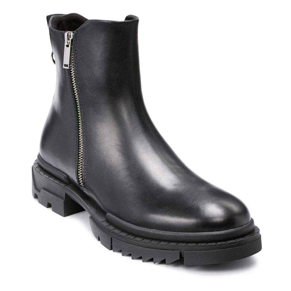 KARL LAGERFELD PARIS Karl Lagerfeld Men's Double Zip Lug Sole Boot 1