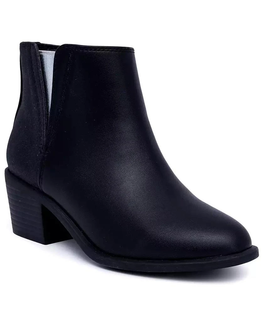 Sugar Little and Big Girls Sara Ankle Slits Round Toe Chelsea Boots 1