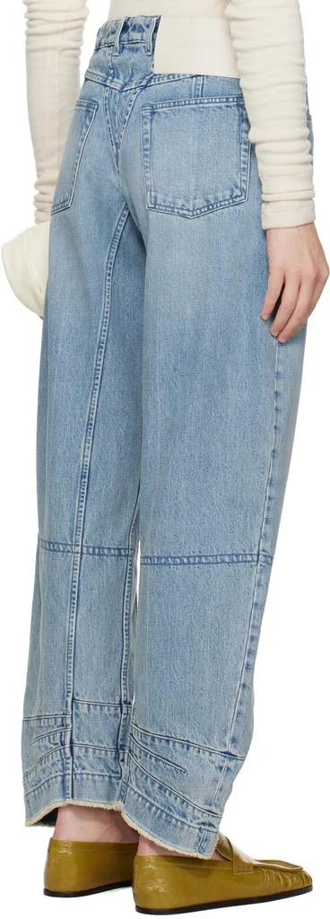 Jil Sander Blue Darted Jeans 3
