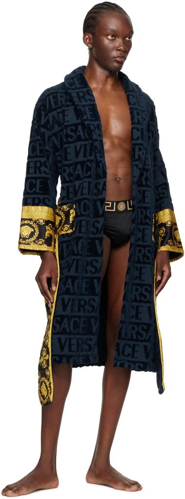 Versace Black Greca Border Swim Briefs 4