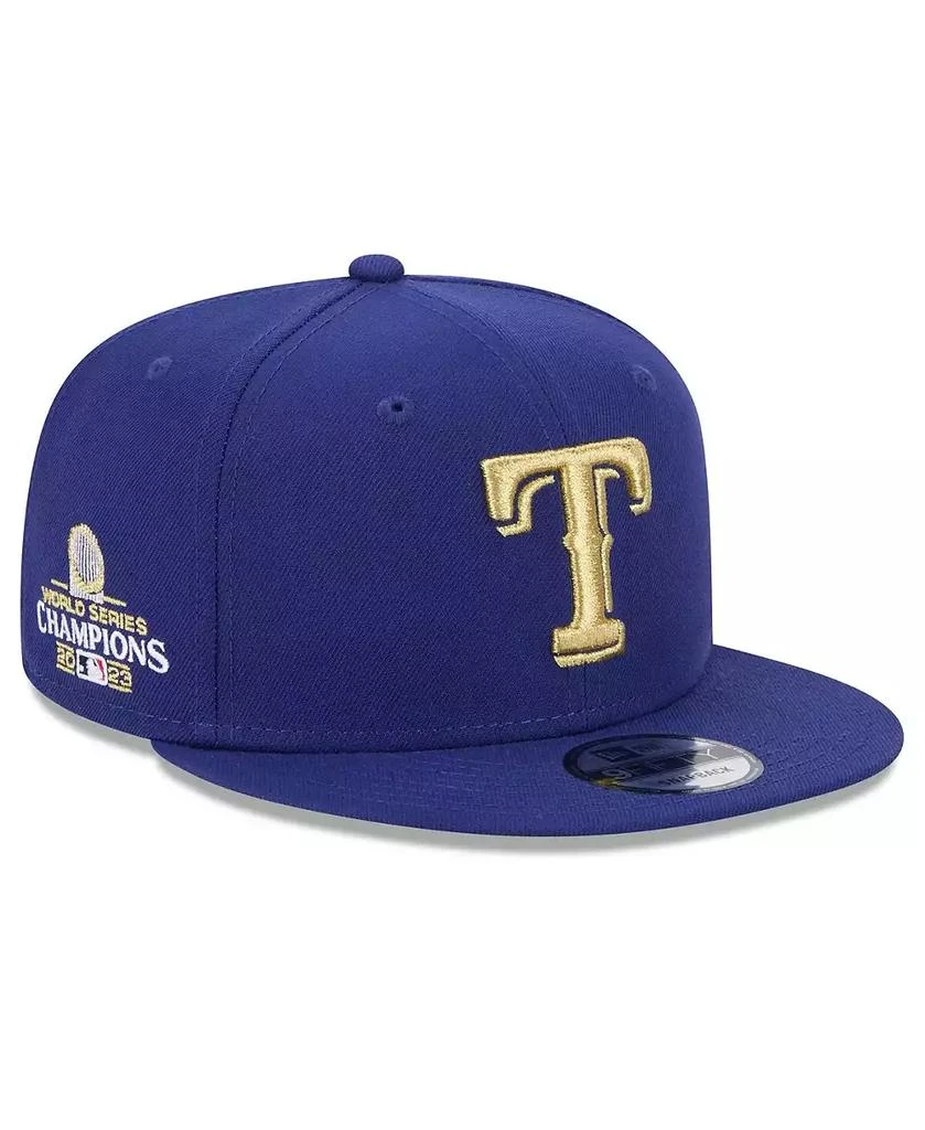 New Era Men's Royal Texas Rangers 2024 Gold Collection 9FIFTY Snapback Hat 1
