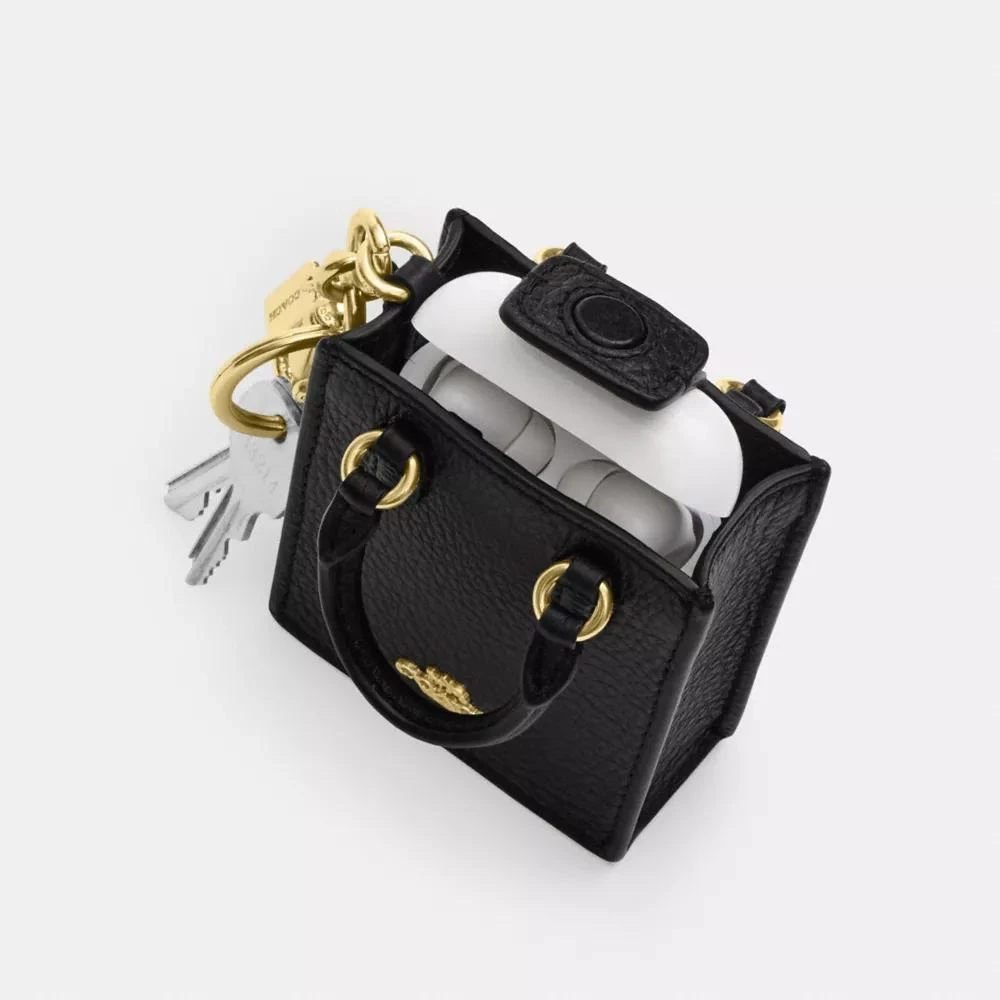 Coach North/South Mini Tote Bag Charm 2