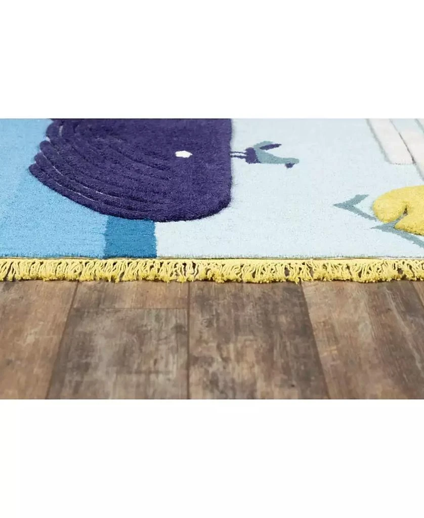 Momeni Atticus ATC-2 Blue 3' x 5' Area Rug 3