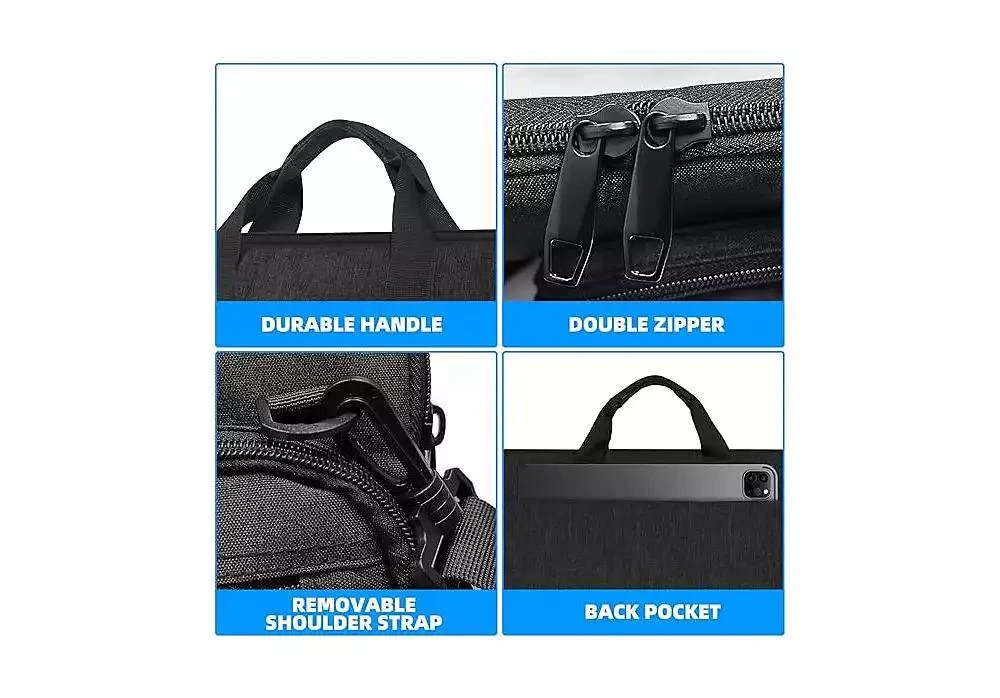 Acer 17 In Laptop Shoulder Bag Shockproof Computer Messenger Bag with Strap Laptop Briefcase Bag for Travel Work College 4